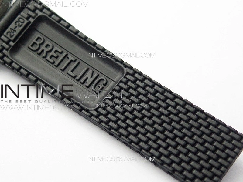 SuperOcean 46mm Black Ceramic Bezel B50 Best Edition Green Dial Green Subdials on Black Rubber Strap A7750
