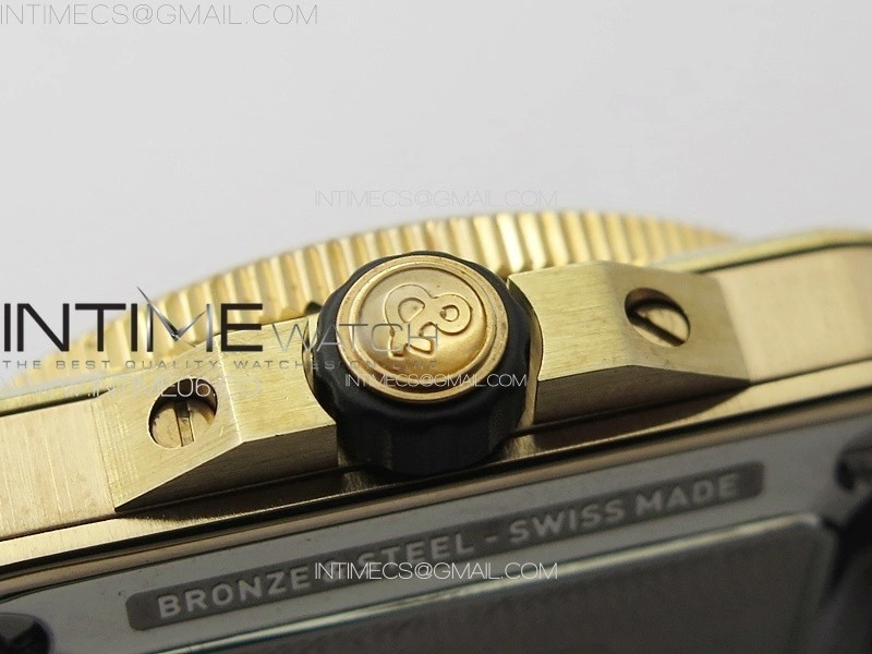 BR 03-92 Diver Ceramic Bezel Bronze B12 1:1 Best Edition Blue Dial on Blue Leather Strap MIYOTA 9015