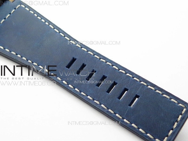BR 03-92 Diver Ceramic Bezel Bronze B12 1:1 Best Edition Blue Dial on Blue Leather Strap MIYOTA 9015