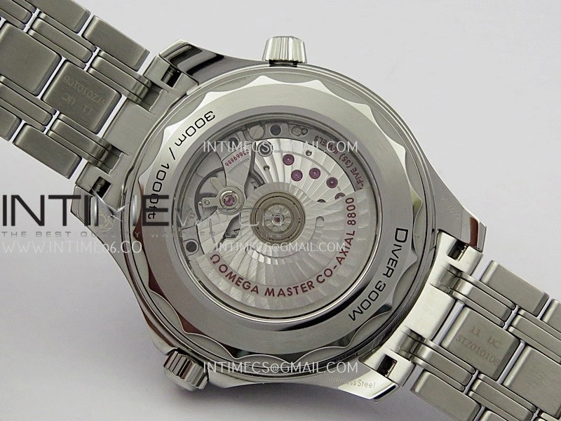 Seamaster Diver 300M Blue Ceramic Bezel V4 VSF 1:1 Best Edition Blue Dial On SS Bracelet Super Clone Asian 8800