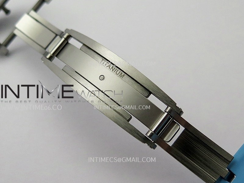 RM055 White Ceramic Blue Inner Bezel APSF 1:1 Best Edition On Blue Rubber Strap RMUL2 Super Clone