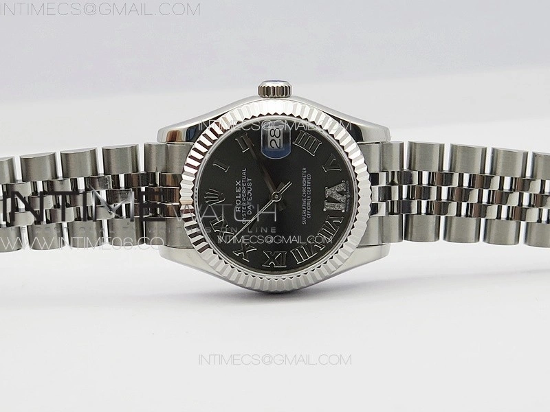 DateJust 31mm 178271 SS APSF Best Edition Gray Dial Roman Markers on Jubilee Bracelet A2824