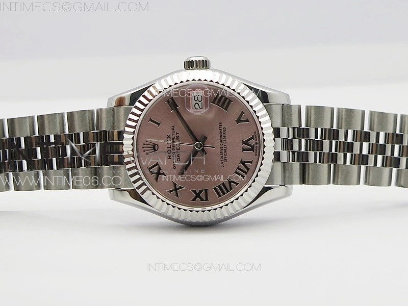 DateJust 31mm 178271 SS APSF Best Edition Pink Dial Roman Markers on Jubilee Bracelet A2824