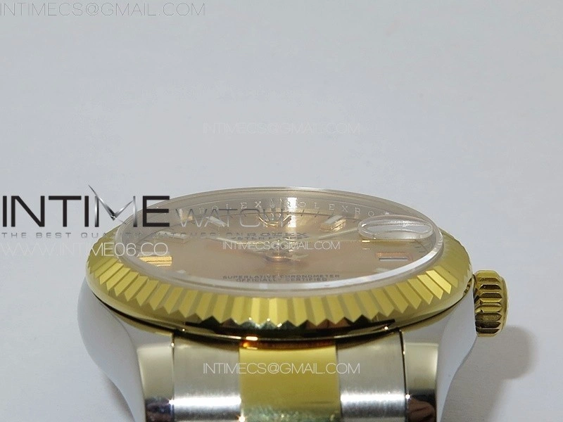 DateJust 31mm 178271 SS YG APSF Best Edition YG Dial Sticks Markers on Oyster Bracelet A2824
