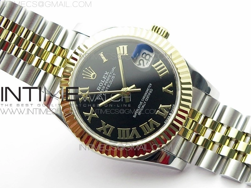 Datejust 31mm 278273 SS YG BP Best Edition Black Roman Markers Dial on SS YG Jubilee Bracelet