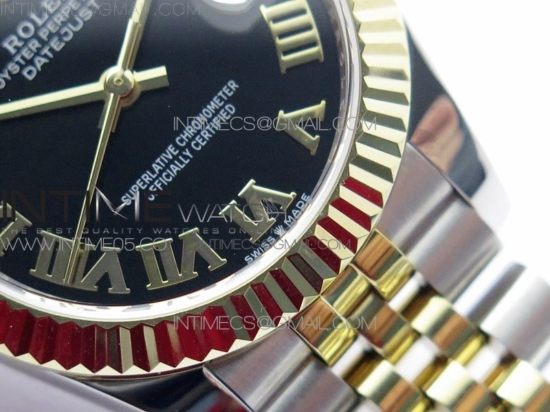 Datejust 31mm 278273 SS YG BP Best Edition Black Roman Markers Dial on SS YG Jubilee Bracelet