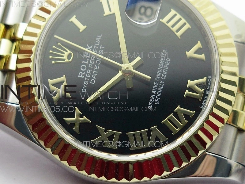 Datejust 31mm 278273 SS YG BP Best Edition Black Roman Markers Dial on SS YG Jubilee Bracelet
