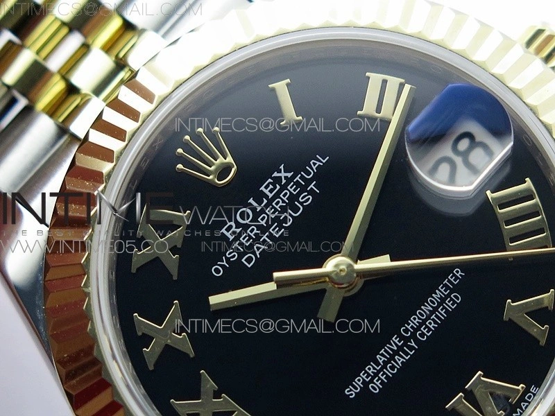 Datejust 31mm 278273 SS YG BP Best Edition Black Roman Markers Dial on SS YG Jubilee Bracelet