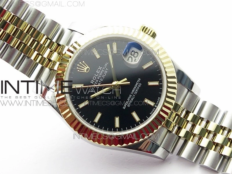 Datejust 31mm 278273 SS YG BP Best Edition Black Stick Markers Dial on SS YG Jubilee Bracelet