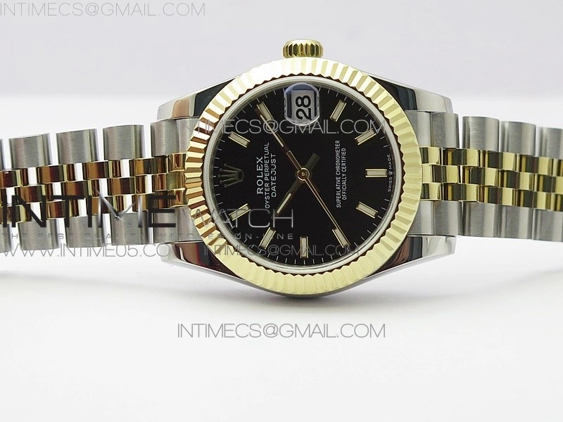 Datejust 31mm 278273 SS YG BP Best Edition Black Stick Markers Dial on SS YG Jubilee Bracelet