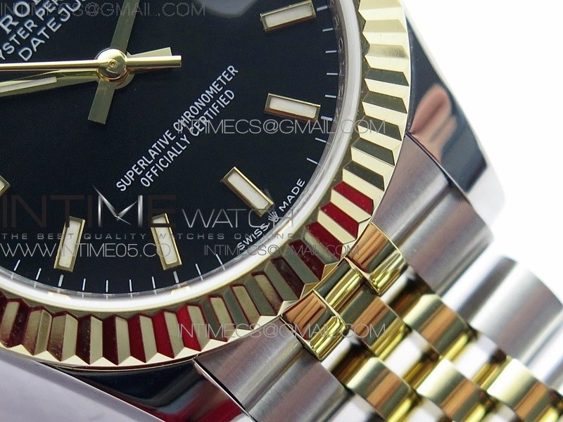 Datejust 31mm 278273 SS YG BP Best Edition Black Stick Markers Dial on SS YG Jubilee Bracelet