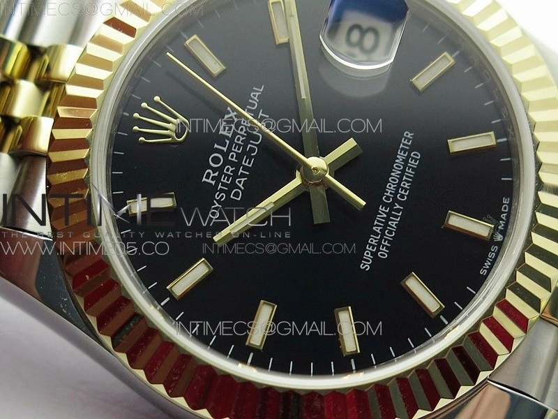 Datejust 31mm 278273 SS YG BP Best Edition Black Stick Markers Dial on SS YG Jubilee Bracelet