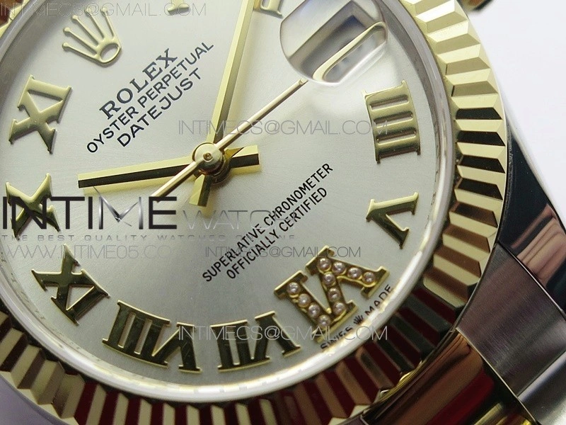 Datejust 31mm 278273 SS YG BP Best Edition Silver Roman Markers Dial on SS YG Oyster Bracelet