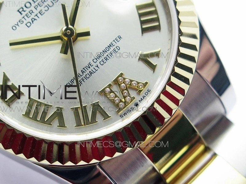 Datejust 31mm 278273 SS YG BP Best Edition Silver Roman Markers Dial on SS YG Oyster Bracelet