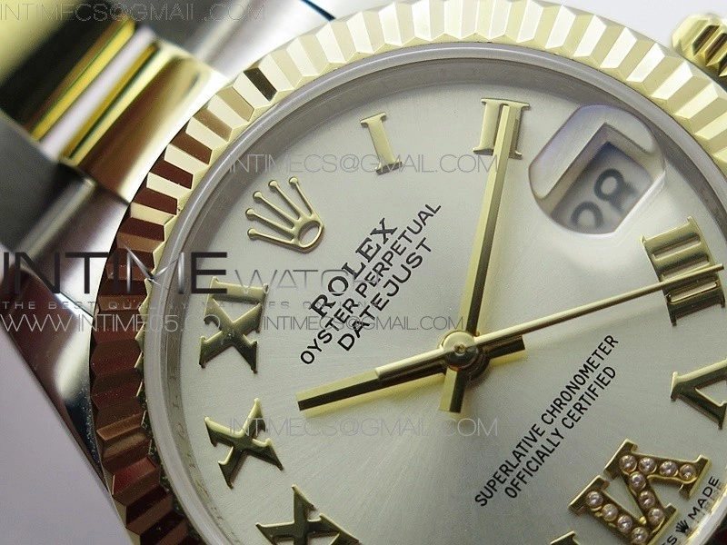 Datejust 31mm 278273 SS YG BP Best Edition Silver Roman Markers Dial on SS YG Oyster Bracelet