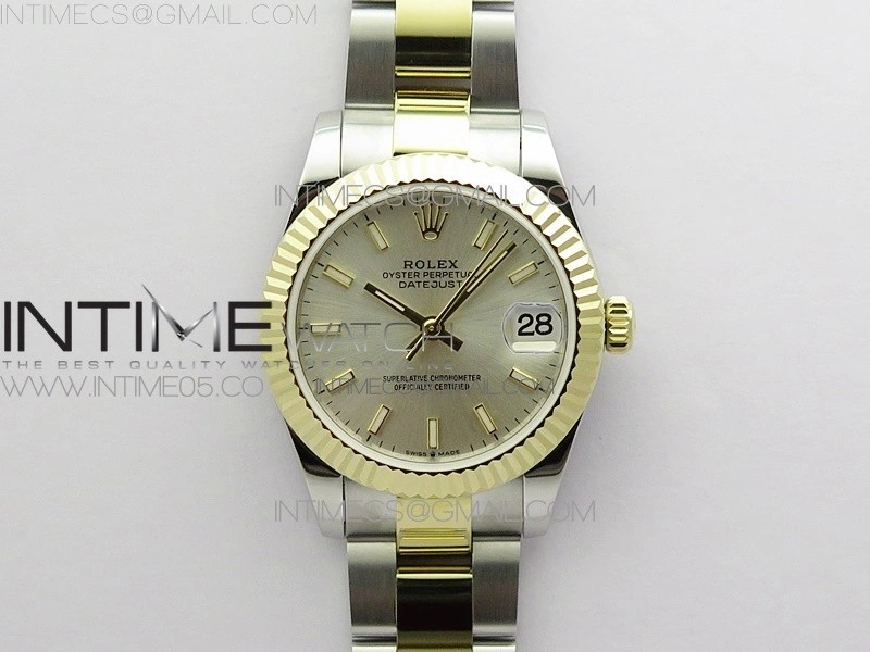 Datejust 31mm 278273 SS YG BP Best Edition Silver Stick Markers Dial on SS YG Oyster Bracelet