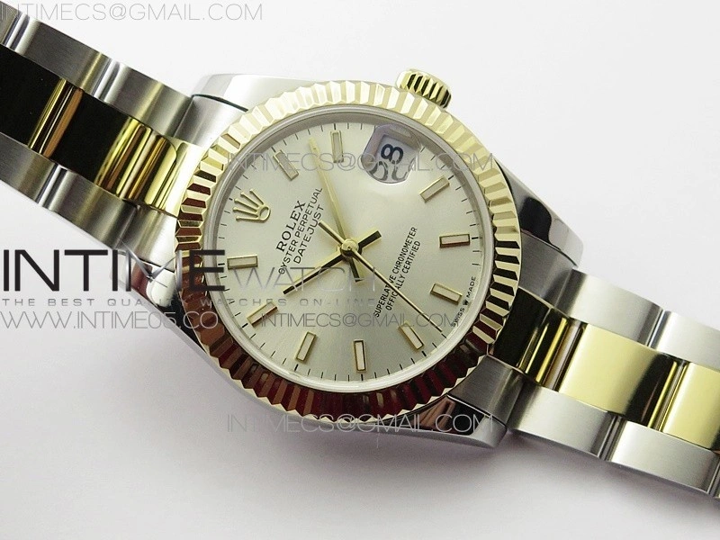Datejust 31mm 278273 SS YG BP Best Edition Silver Stick Markers Dial on SS YG Oyster Bracelet