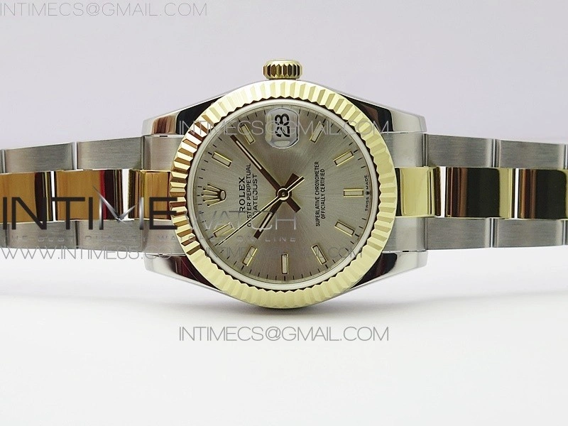 Datejust 31mm 278273 SS YG BP Best Edition Silver Stick Markers Dial on SS YG Oyster Bracelet