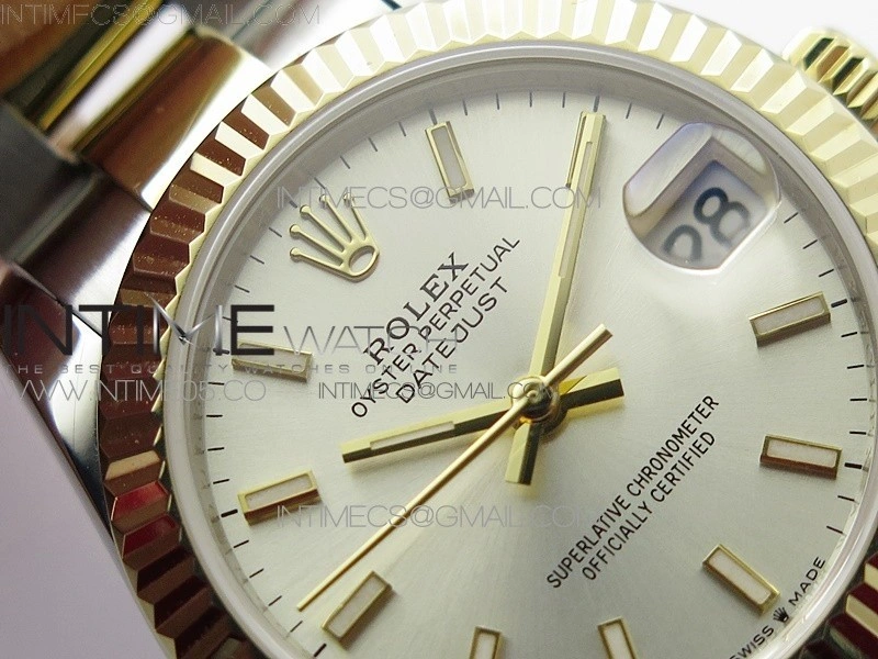 Datejust 31mm 278273 SS YG BP Best Edition Silver Stick Markers Dial on SS YG Oyster Bracelet