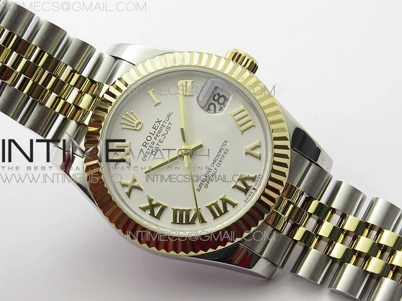 Datejust 31mm 278273 SS YG BP Best Edition White Roman Markers Dial on SS YG Jubilee Bracelet