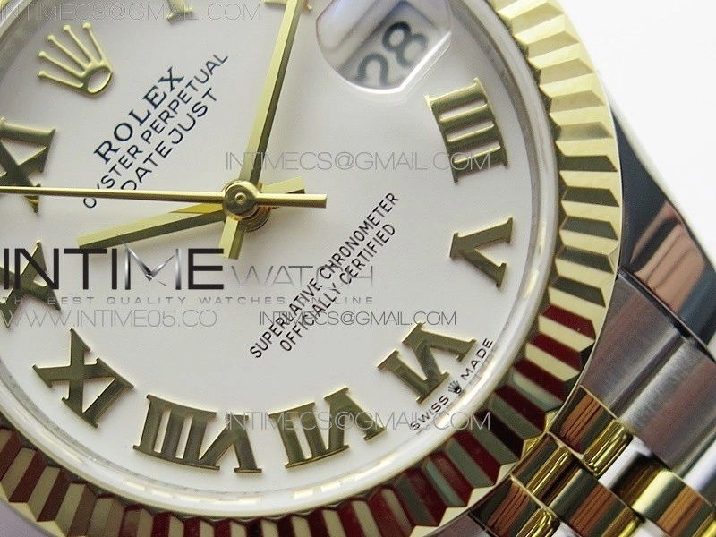Datejust 31mm 278273 SS YG BP Best Edition White Roman Markers Dial on SS YG Jubilee Bracelet