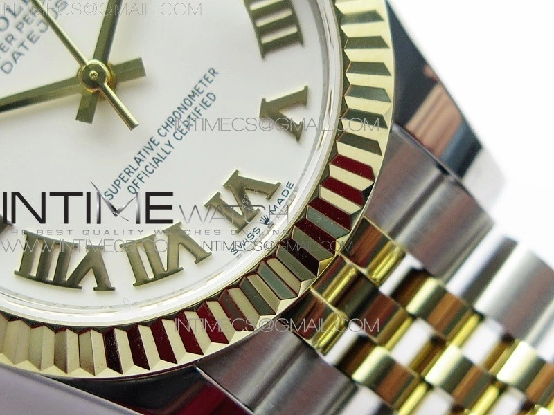 Datejust 31mm 278273 SS YG BP Best Edition White Roman Markers Dial on SS YG Jubilee Bracelet