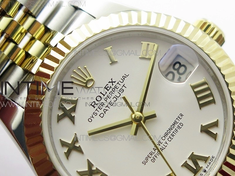 Datejust 31mm 278273 SS YG BP Best Edition White Roman Markers Dial on SS YG Jubilee Bracelet