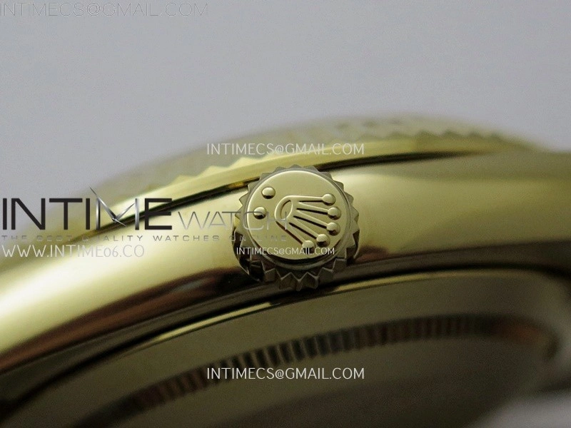 Day Date 228238 40mm 904L YG QF Gain Weight Gold Dial T Dia Markers on YG President Bracelet A2836