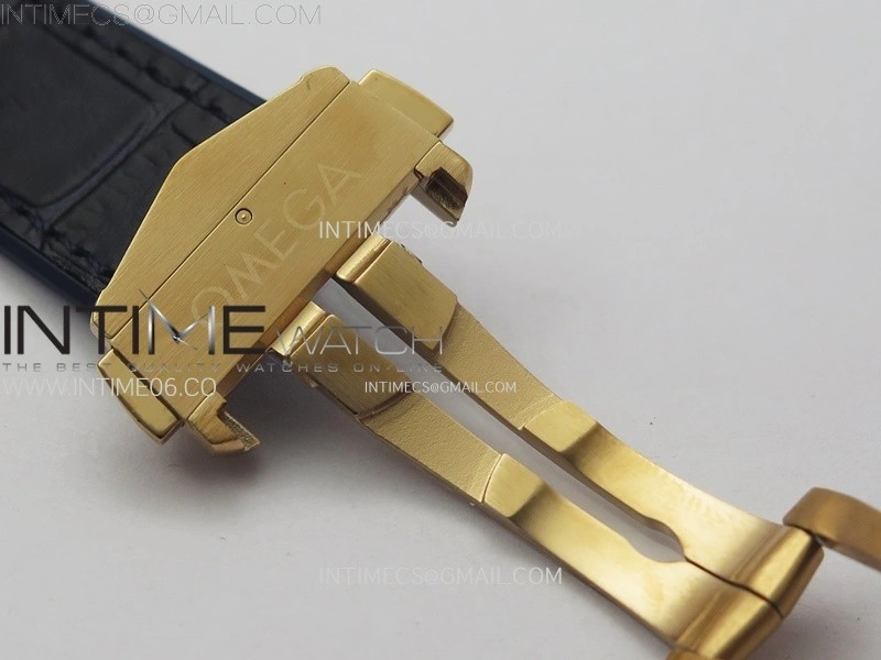 Constellation 41mm Blue Ceramic Bezel RG VSF 1:1 Best Edition Blue Dial on Blue Gummy Strap A8900