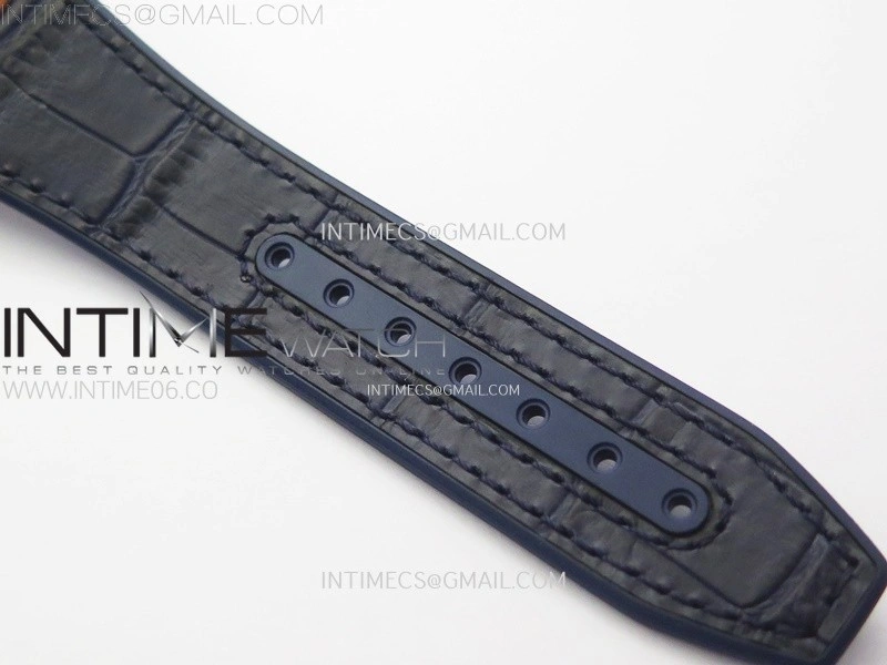 Constellation 41mm Blue Ceramic Bezel RG VSF 1:1 Best Edition Blue Dial on Blue Gummy Strap A8900