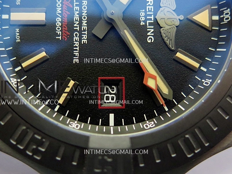 Avenger BlackBird 44mm DLC GF 1:1 Best Edition Titanium Case Black Dial On Black Nylon Strap A2824 V4