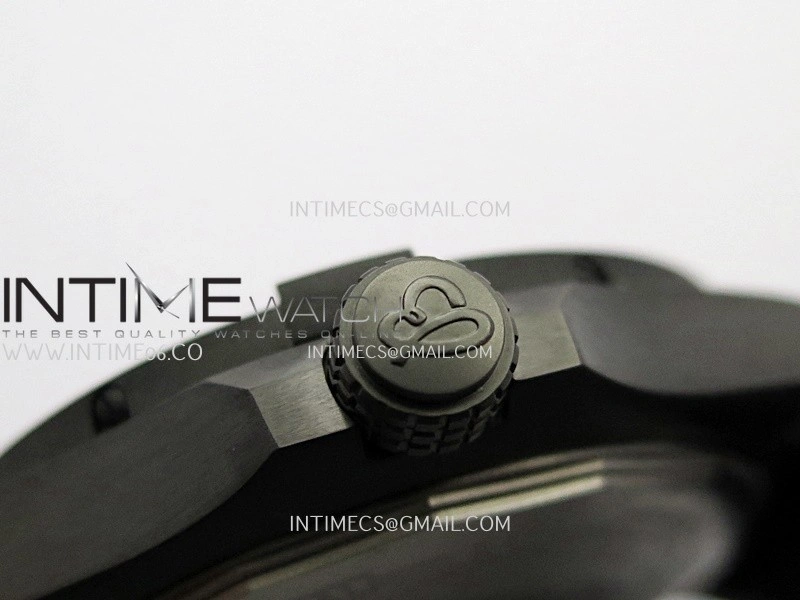 Avenger BlackBird 44mm DLC GF 1:1 Best Edition Titanium Case Black Dial On Black Nylon Strap A2824 V4