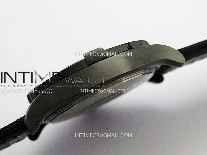 Avenger BlackBird 44mm DLC GF 1:1 Best Edition Titanium Case Black Dial On Black Nylon Strap A2824 V4