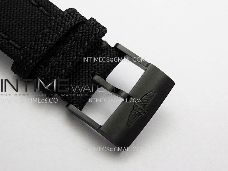 Avenger BlackBird 44mm DLC GF 1:1 Best Edition Titanium Case Black Dial On Black Nylon Strap A2824 V4