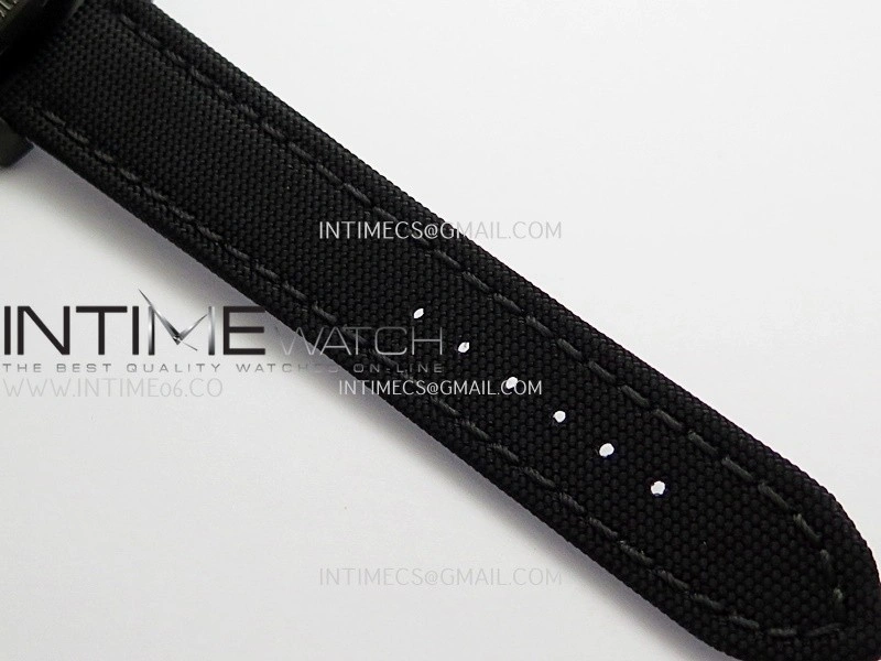 Avenger BlackBird 44mm DLC GF 1:1 Best Edition Titanium Case Black Dial On Black Nylon Strap A2824 V4