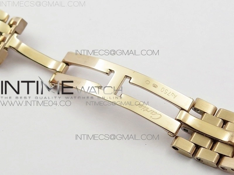 Panthère Secrete Ladies 27mm Diamond Bezel RG 8848F 1:1 Best Edition White Dial on RG Bracelet Ronda Quartz