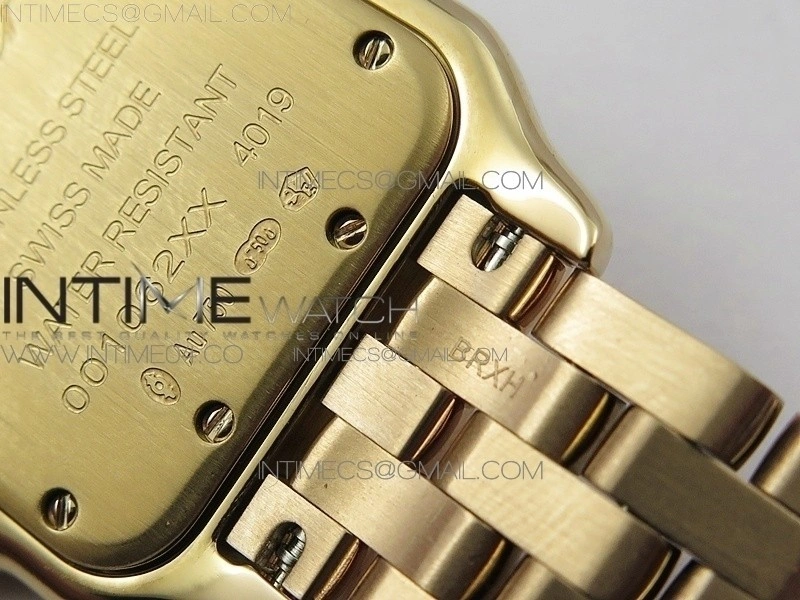 Panthère Secrete Ladies 27mm Diamond Bezel RG 8848F 1:1 Best Edition White Dial on RG Bracelet Ronda Quartz