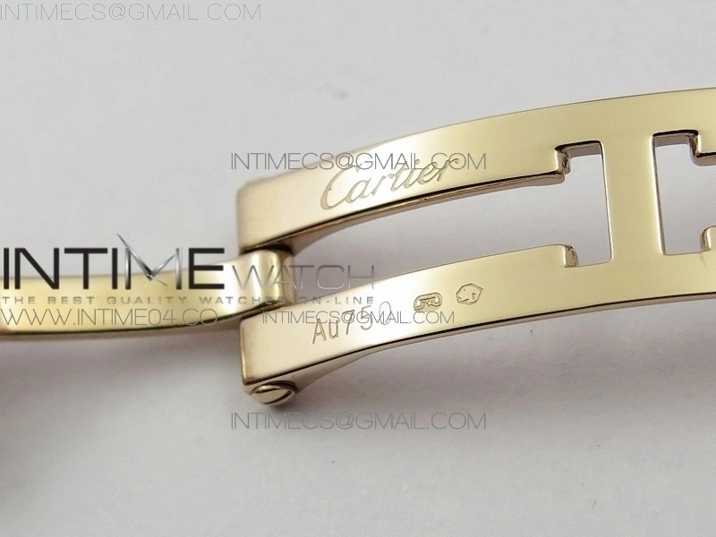 Panthère Secrete Ladies 22mm Diamond Bezel RG 8848F 1:1 Best Edition White Dial on RG Bracelet Ronda Quartz