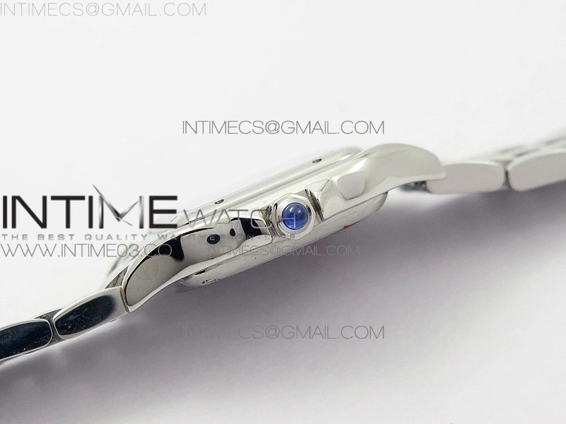 Panthère Secrete Ladies 22mm Diamond Bezel SS 8848F 1:1 Best Edition White Dial on SS Bracelet Ronda Quartz