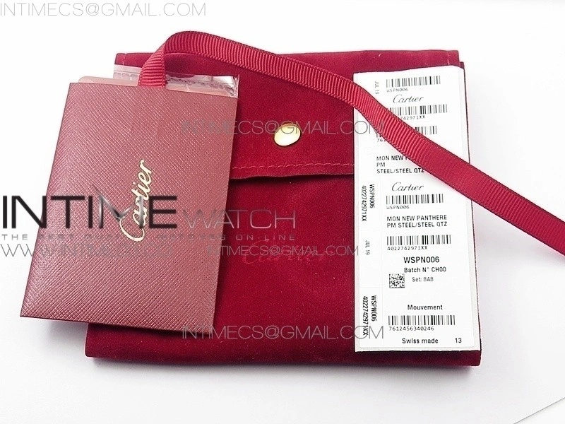 Panthère Secrete Ladies 22mm Diamond Bezel SS 8848F 1:1 Best Edition White Dial on SS Bracelet Ronda Quartz