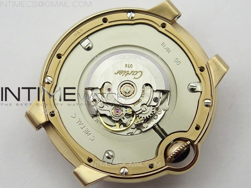 Ballon Bleu 36mm Diamonds Bezel RG 3KF 1:1 Best Edition White Textured Dial on SS Bracelet A076