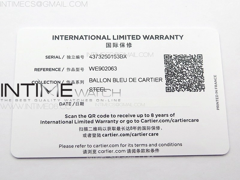 Ballon Bleu 33mm Diamonds Bezel SS 3KF 1:1 Best Edition White Textured Dial on SS Bracelet A076