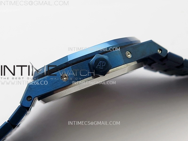 Royal Oak 41mm Perpetual Calendar 26579CE Blue SS BBS Best Edition on Blue SS Bracelet A5134