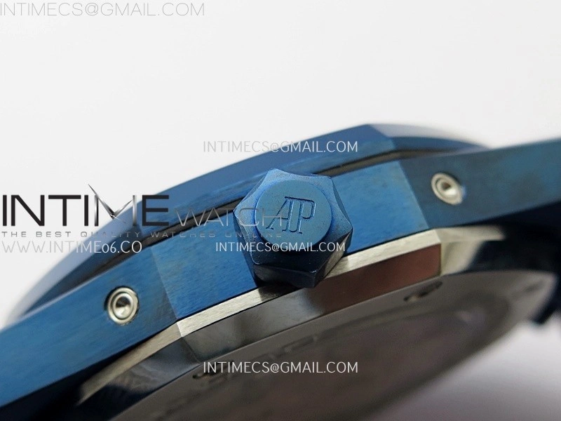 Royal Oak 41mm Perpetual Calendar 26579CE Blue SS BBS Best Edition on Blue SS Bracelet A5134
