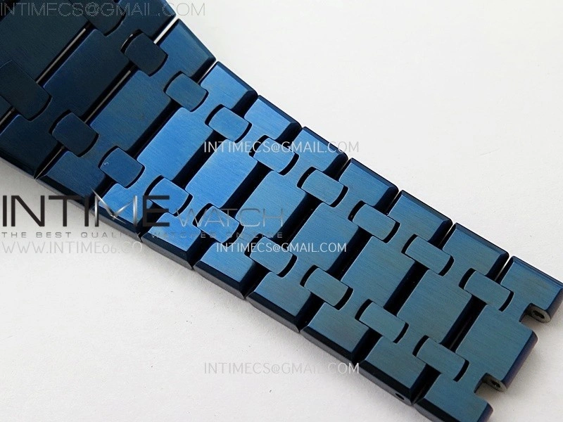 Royal Oak 41mm Perpetual Calendar 26579CE Blue SS BBS Best Edition on Blue SS Bracelet A5134