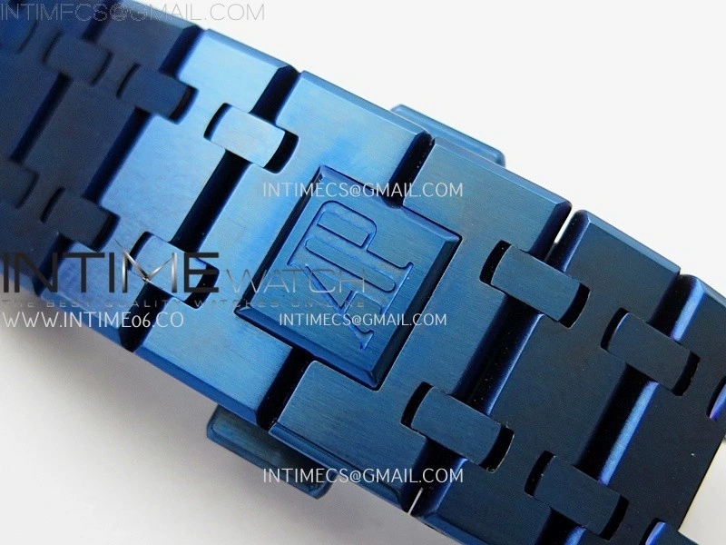 Royal Oak 41mm Perpetual Calendar 26579CE Blue SS BBS Best Edition on Blue SS Bracelet A5134