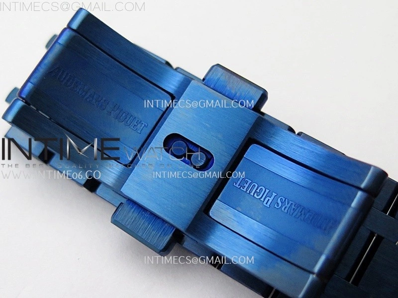 Royal Oak 41mm Perpetual Calendar 26579CE Blue SS BBS Best Edition on Blue SS Bracelet A5134