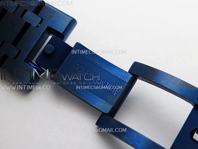 Royal Oak 41mm Perpetual Calendar 26579CE Blue SS BBS Best Edition on Blue SS Bracelet A5134