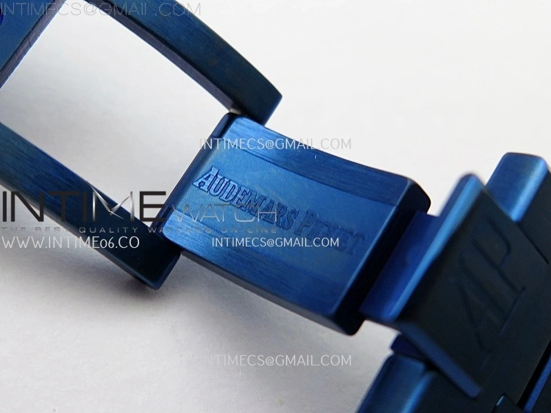 Royal Oak 41mm Perpetual Calendar 26579CE Blue SS BBS Best Edition on Blue SS Bracelet A5134
