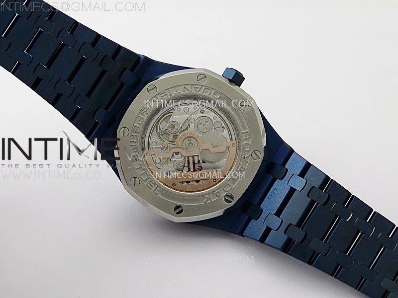 Royal Oak 41mm Perpetual Calendar 26579CE Blue SS BBS Best Edition on Blue SS Bracelet A5134